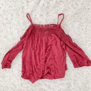 Xhilieration Off the Shoulder Blouse